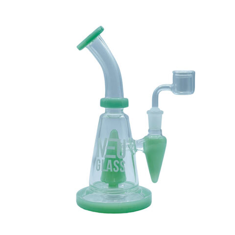 NEU Glass Concentrate Rig Pyramid (8")